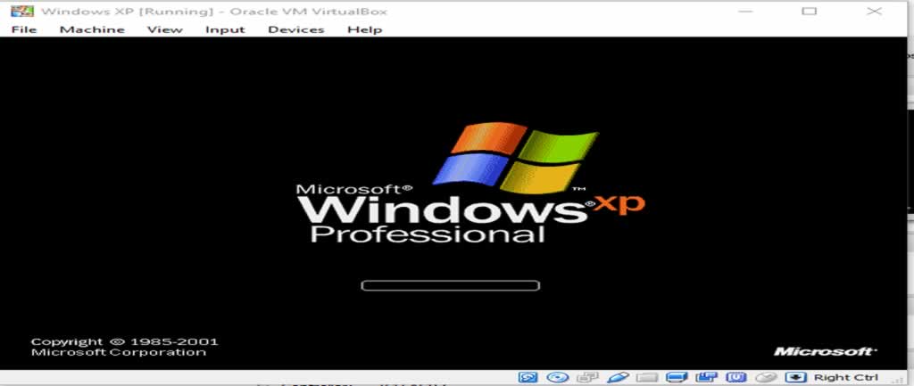 oracle vm virtualbox windows xp image
